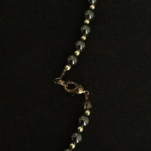 Hematite Bead Necklace - Picture 2 of 3